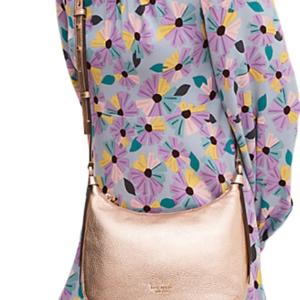 NWT Kate Spade Lake Medium Crossbody in Rose Gold